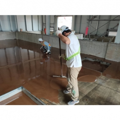 EP-301 環氧樹脂中塗-材料鋪設