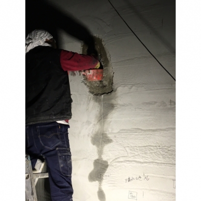 M2-急結劑-材料鋪設