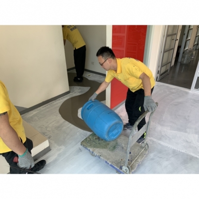 Yideco 伊帝客晶化地坪-耙料、鏝料
