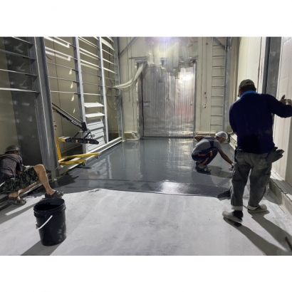 3U - 防霉抗菌工業地坪-材料鋪設