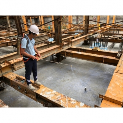 ACC-01 混凝土養護劑-材料鋪設